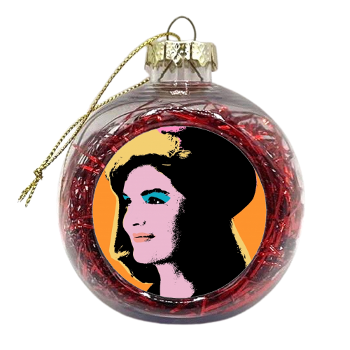 Jackie - xmas bauble by Wallace Elizabeth