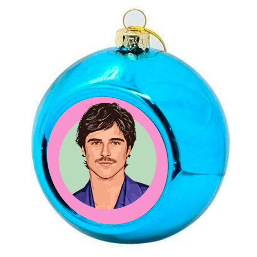 Jacob - colourful christmas bauble by DOLLY WOLFE