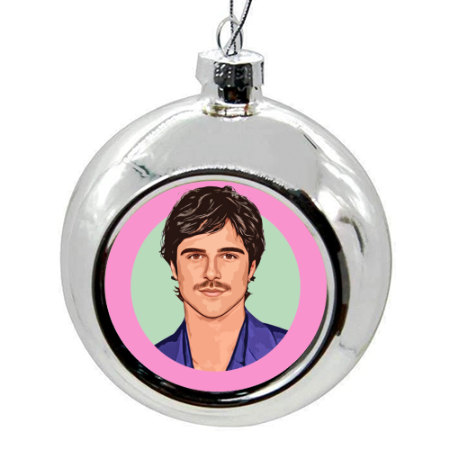 Jacob - colourful christmas bauble by DOLLY WOLFE