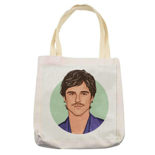 Jacob - printed canvas tote bag by DOLLY WOLFE