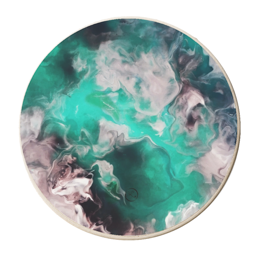 Jade - personalised beer coaster by Chloe Rumsey