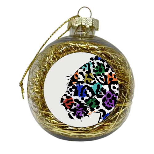 Jaguar - xmas bauble by Kim Doodle