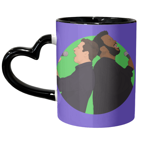 Jake and Doug Judy - unique mug by Pink and Pip