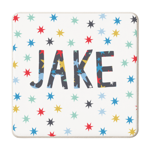 Jake - personalised beer coaster by The Boy and the Bear