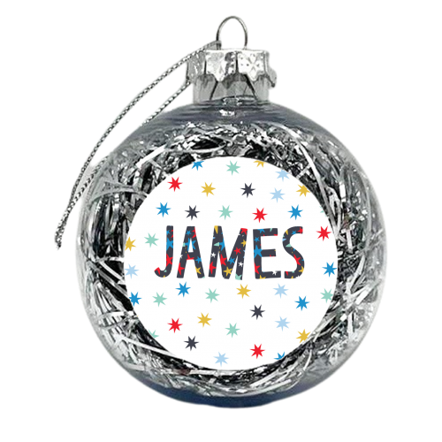 James - xmas bauble by The Boy and the Bear