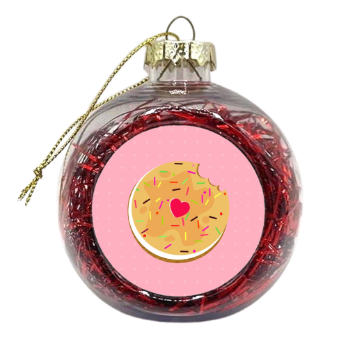 jammy - xmas bauble by Faye Gollaglee