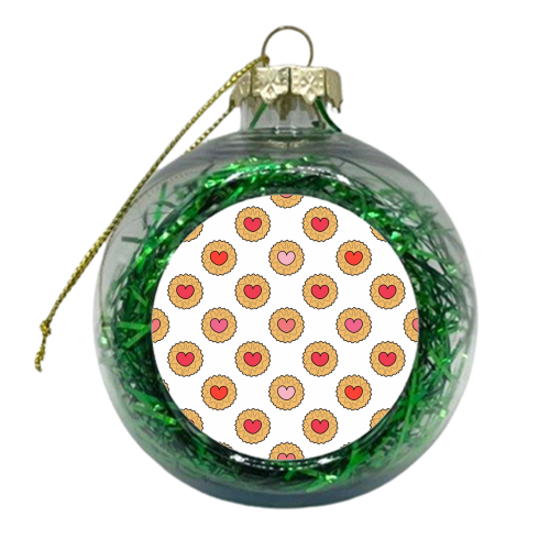 Jammy Dodger - xmas bauble by Stephanie Komen