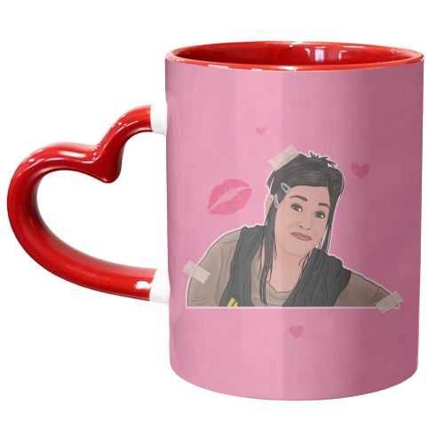 Janice Mean Girls - unique mug by Loren Grosvenor