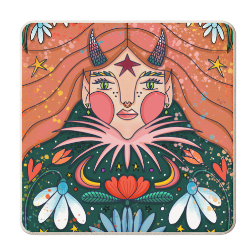 JANUARY'S CHILD - personalised beer coaster by Nichola Cowdery