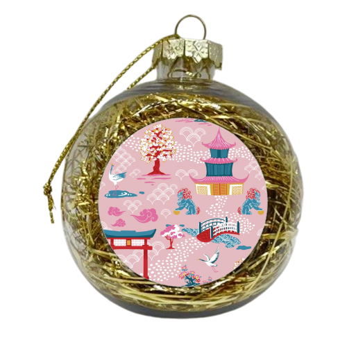 Japanese Garden - xmas bauble by Draper & Harlow