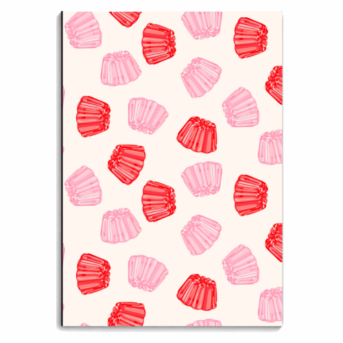 Jelly Cups - personalised A4, A5, A6 notebook by Lisa Wardle