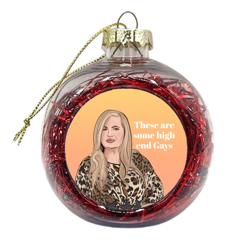 Jennifer Coolidge - xmas bauble by The Queer Store