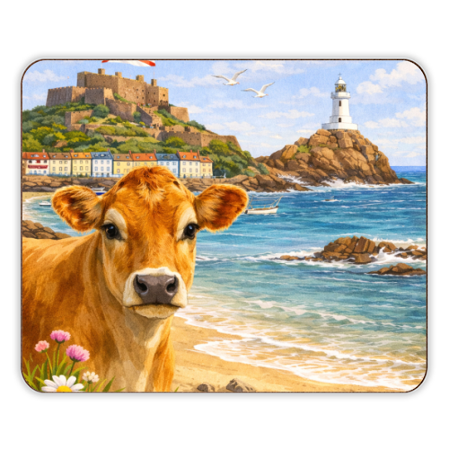 Jersey Cow - designer placemat by Ms Doodle
