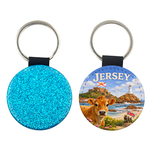 Jersey Cow - keyring by Ms Doodle