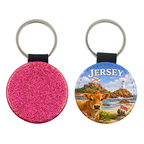 Jersey Cow - keyring by Ms Doodle
