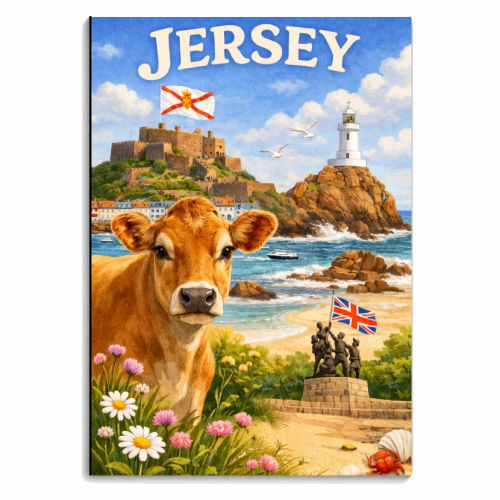 Jersey Cow - personalised A4, A5, A6 notebook by Ms Doodle