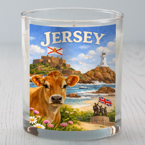 Jersey Cow - scented candle by Ms Doodle