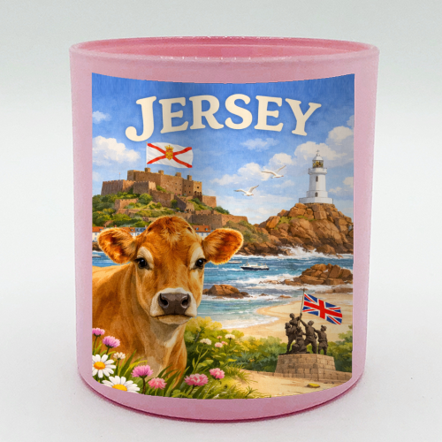 Jersey Cow - scented candle by Ms Doodle