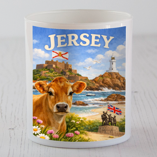 Jersey Cow - scented candle by Ms Doodle