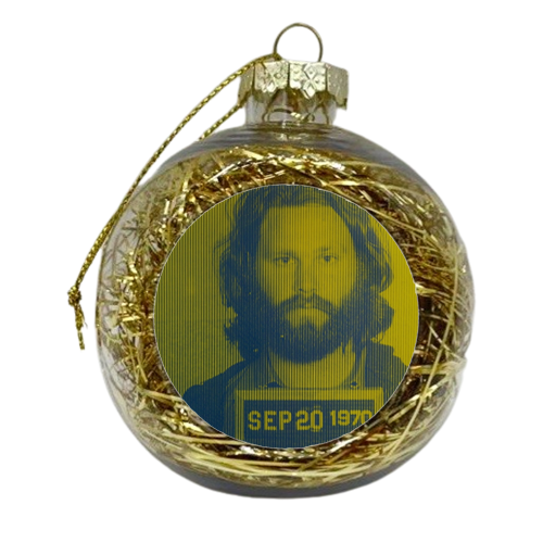 Jim Morrison II - xmas bauble by Studwell