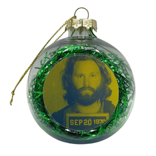 Jim Morrison II - xmas bauble by Studwell