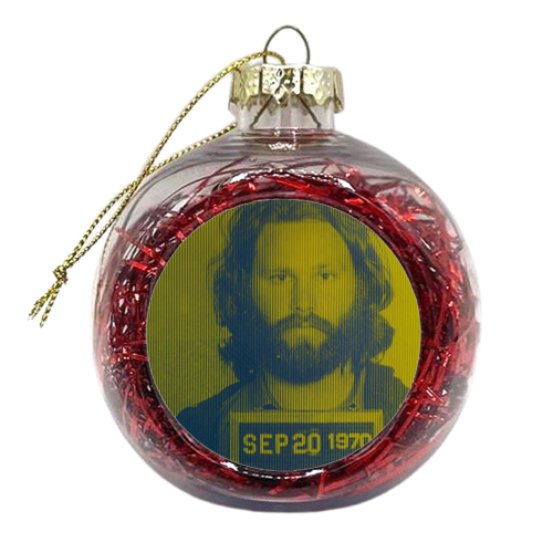 Jim Morrison II - xmas bauble by Studwell