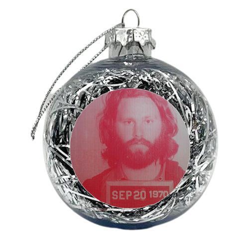 Jim Morrison IV - xmas bauble by Studwell
