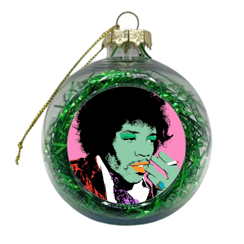 Jimi - xmas bauble by Wallace Elizabeth