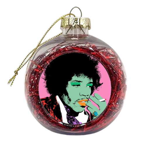 Jimi - xmas bauble by Wallace Elizabeth
