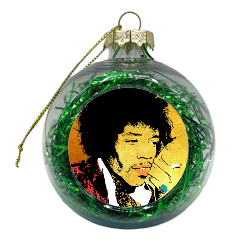 Jimi - xmas bauble by Wallace Elizabeth
