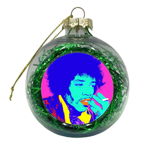 Jimi - xmas bauble by Wallace Elizabeth