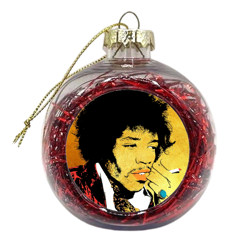Jimi - xmas bauble by Wallace Elizabeth
