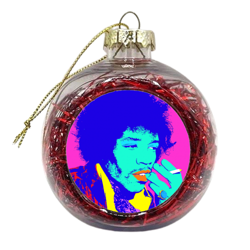 Jimi - xmas bauble by Wallace Elizabeth