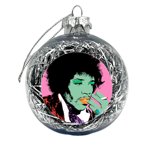 Jimi - xmas bauble by Wallace Elizabeth