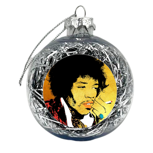 Jimi - xmas bauble by Wallace Elizabeth