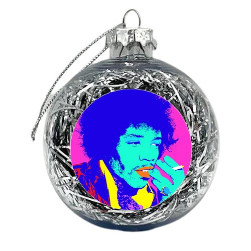 Jimi - xmas bauble by Wallace Elizabeth