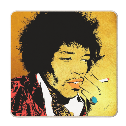 Jimi - personalised beer coaster by Wallace Elizabeth
