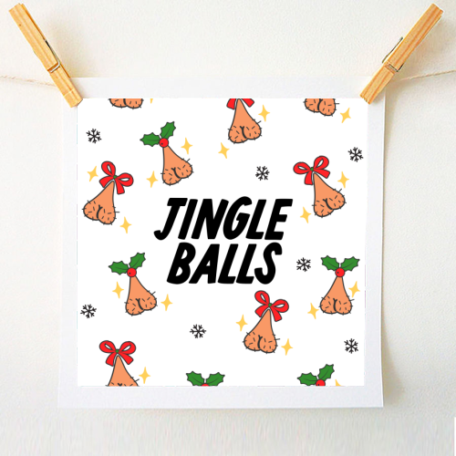 Jingle Balls - A1 - A4 art print by The Marmalade Cat
