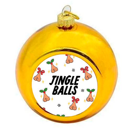 Jingle Balls - colourful christmas bauble by The Marmalade Cat