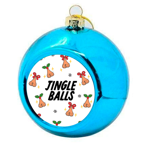 Jingle Balls - colourful christmas bauble by The Marmalade Cat