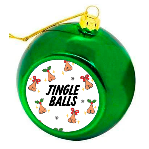 Jingle Balls - colourful christmas bauble by The Marmalade Cat
