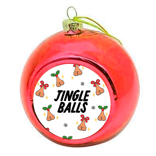 Jingle Balls - colourful christmas bauble by The Marmalade Cat