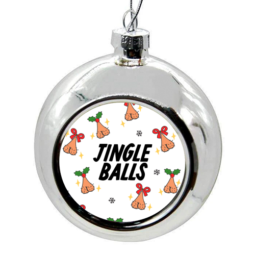 Jingle Balls - colourful christmas bauble by The Marmalade Cat