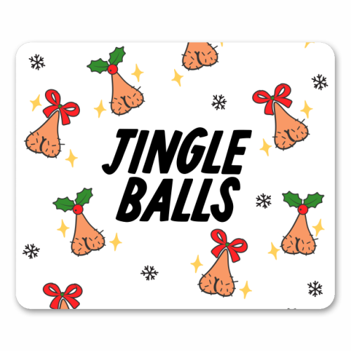 Jingle Balls - mouse mat by The Marmalade Cat
