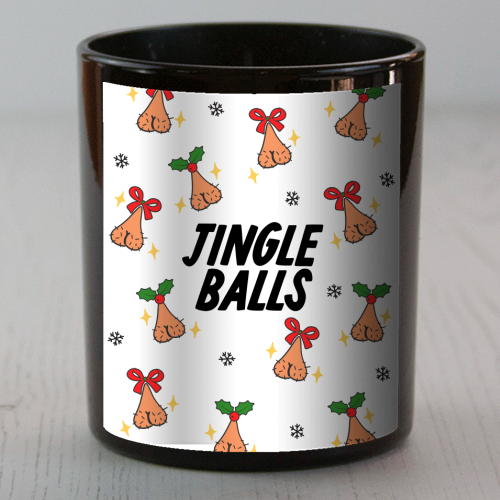 Jingle Balls - scented candle by The Marmalade Cat