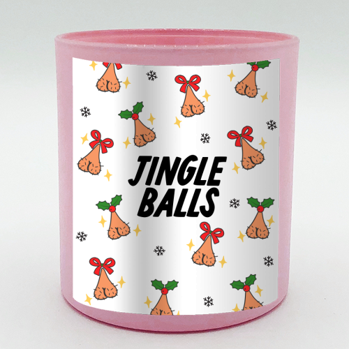 Jingle Balls - scented candle by The Marmalade Cat
