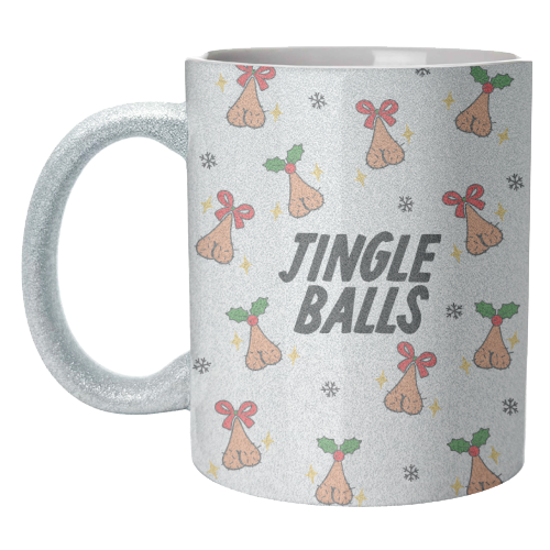 Jingle Balls - unique mug by The Marmalade Cat