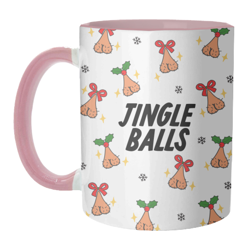 Jingle Balls - unique mug by The Marmalade Cat