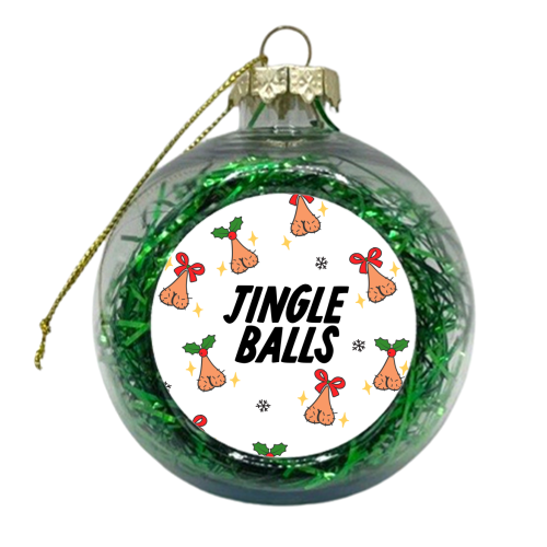 Jingle Balls - xmas bauble by The Marmalade Cat
