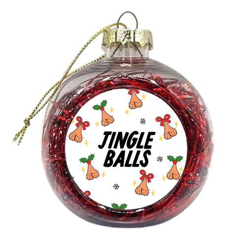 Jingle Balls - xmas bauble by The Marmalade Cat
